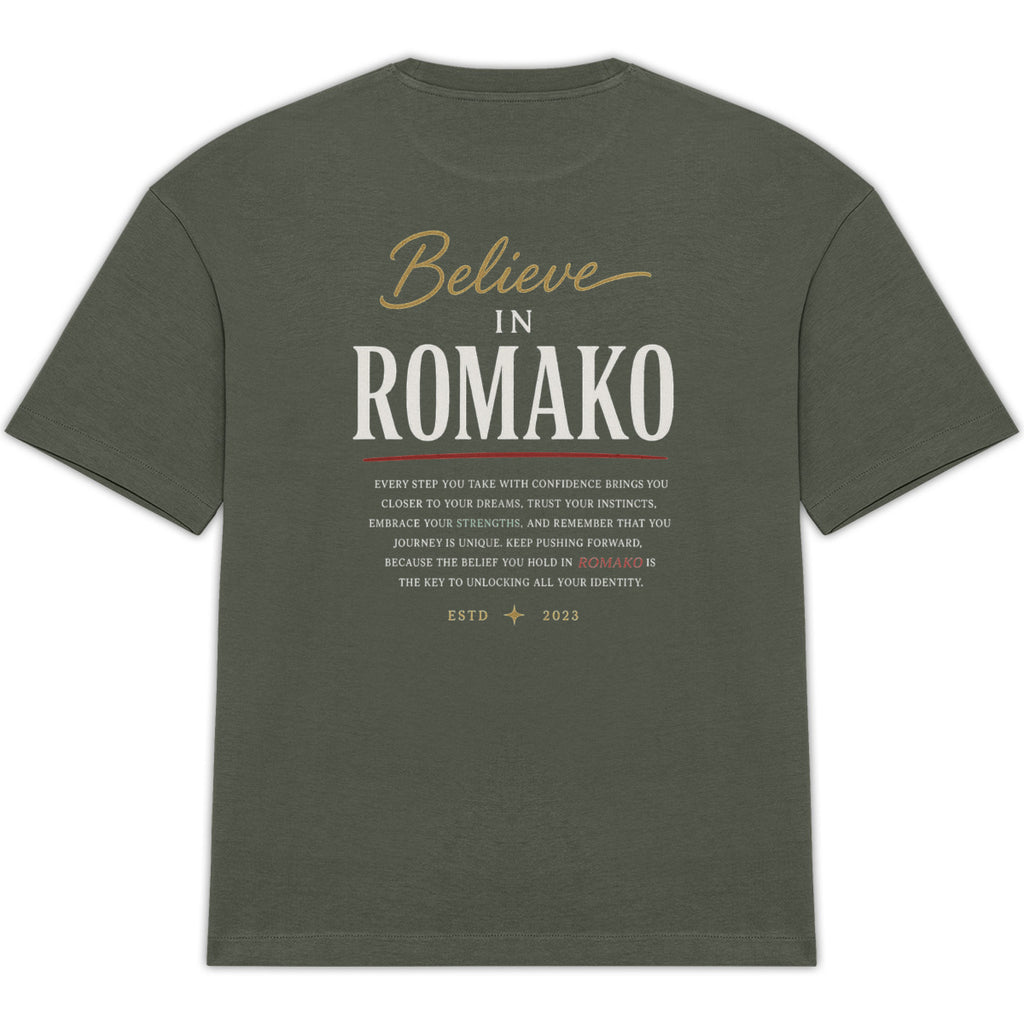 ROMAKO — Camiseta “Believe” - espalda_1