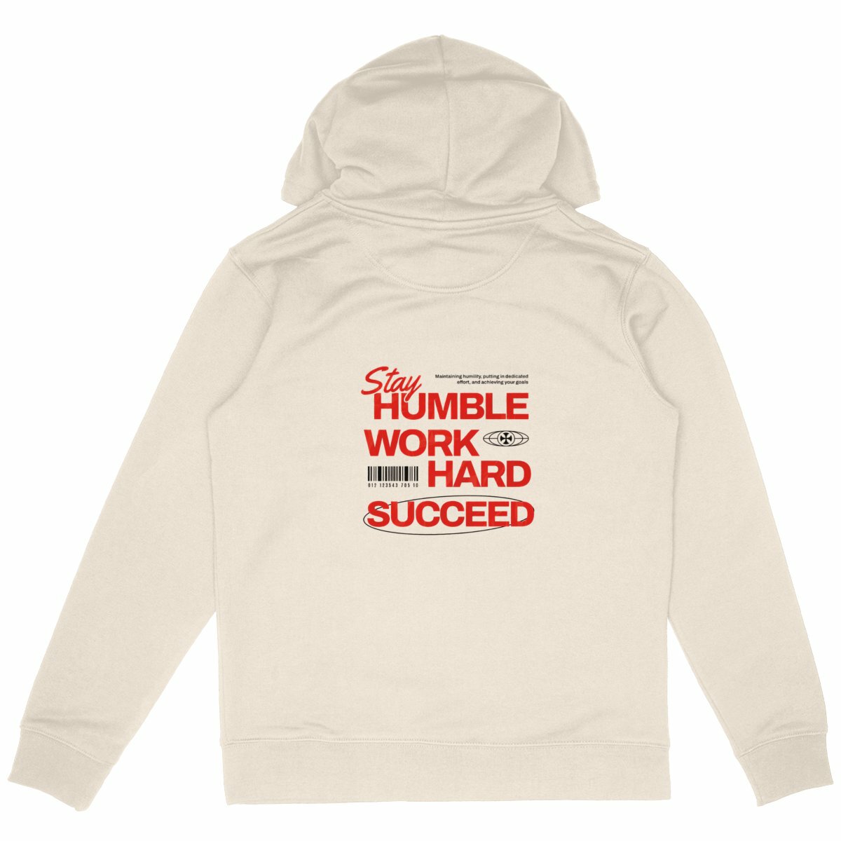 ROMAKO — Sudadera “Humble” - espalda_marfil