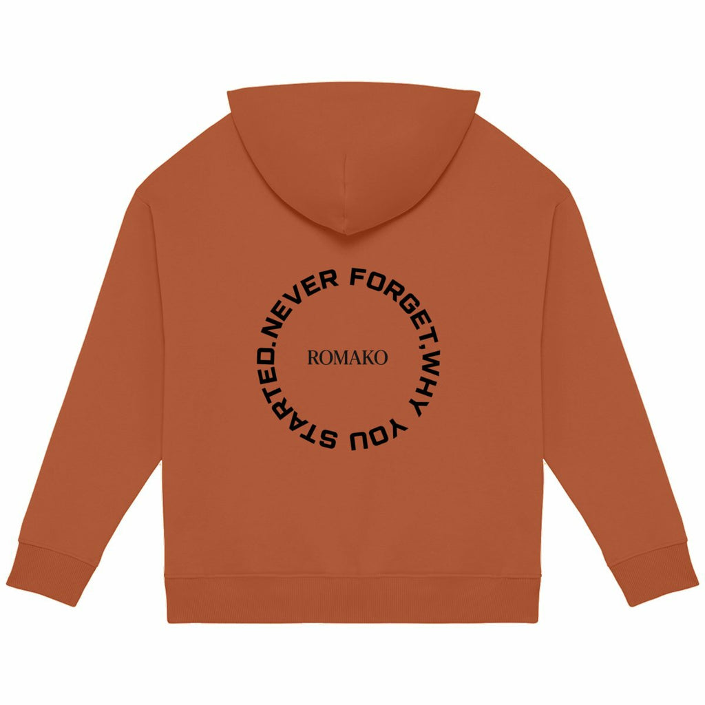 Sudadera con capucha oversize unisex 'Never Forget'