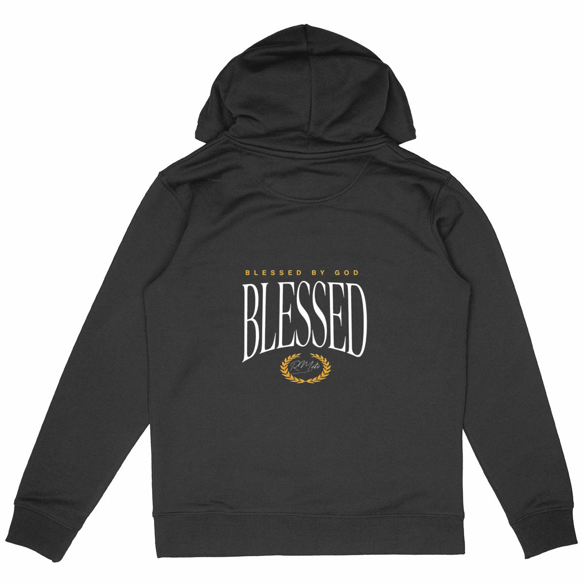  ROMAKO — Sudadera “Blessed by God” - espalda_negro