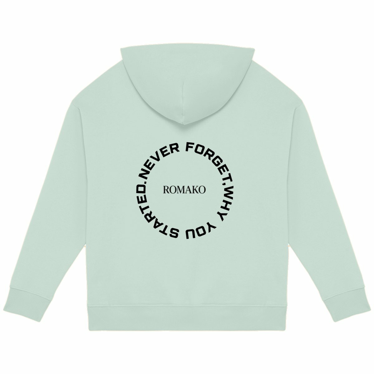 Sudadera con capucha oversize unisex 'Never Forget'