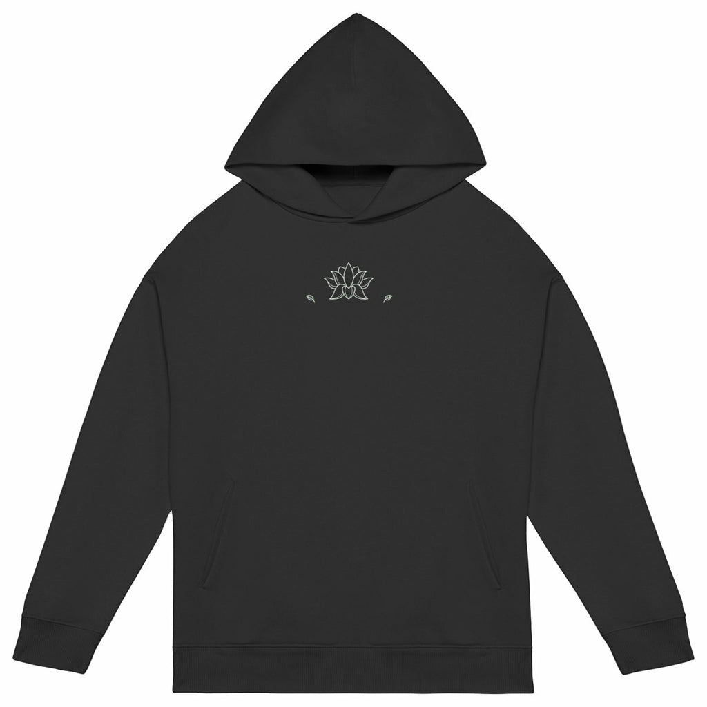 ROMAKO — Sudadera “Comfort Zone” - frente_negro