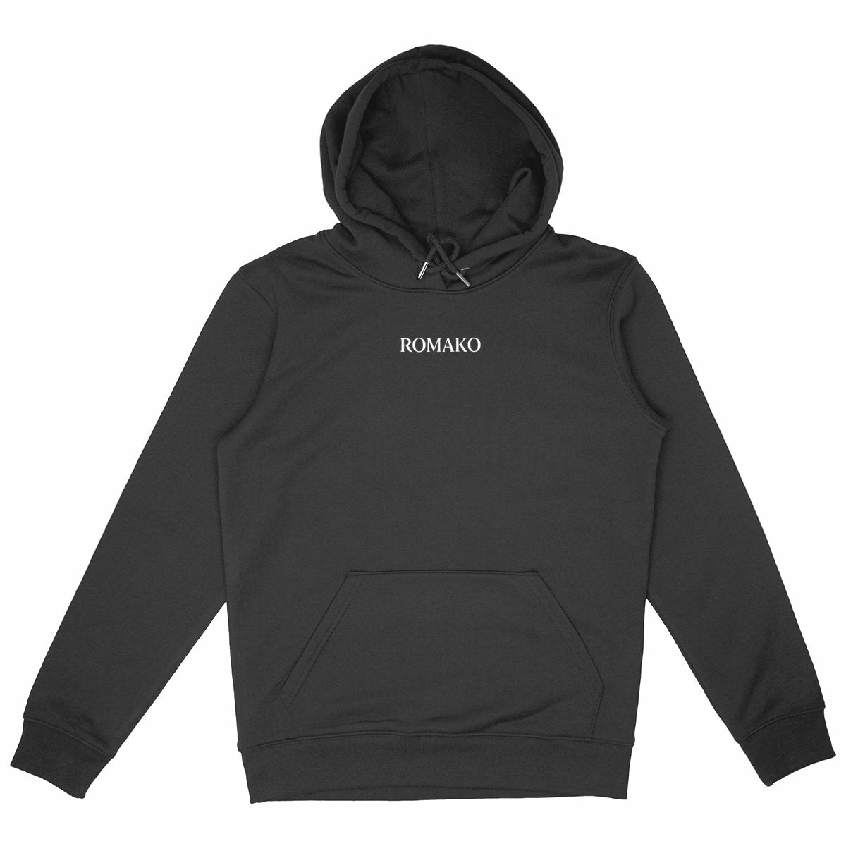  ROMAKO — Sudadera “Blessed by God” - frente_negro