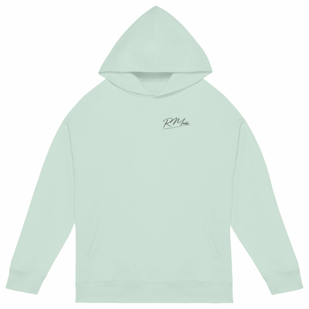 Sudadera con capucha oversize unisex 'Never Forget' - frente_verde